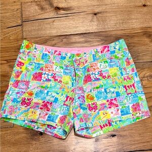 VGUC Lilly Pulitzer State of Mind Callahan Shorts Size 6